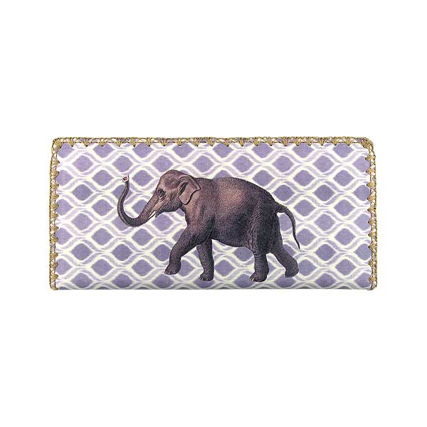 Mlavi Animal collection unique and beautiful vegan large flat wallet with vintage style animal illustration prints for wholesale and online shopping