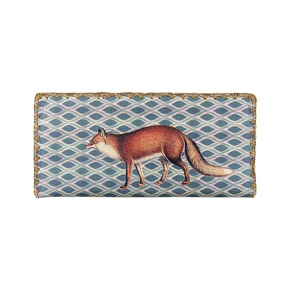 Mlavi Animal collection unique and beautiful vegan large flat wallet with vintage style animal illustration prints for wholesale and online shopping