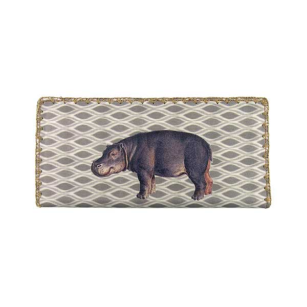 Mlavi Animal collection unique and beautiful vegan large flat wallet with vintage style animal illustration prints for wholesale and online shopping