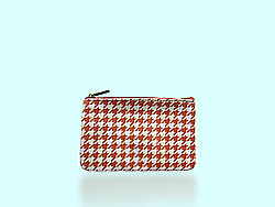 Mlavi Arianna collection small pouches with houndstooth pattern prints for wholesale and online shopping