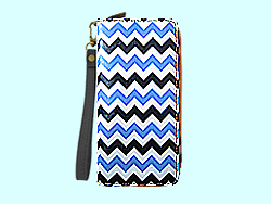 Mlavi Arianna collection wristlet wallets with chevron pattern prints for wholesale and online shopping