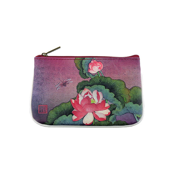 Mlavi Asia collection unique and beautiful vegan small pouche/coin purse with Asian art and craft inspired prints for wholesale and online shopping