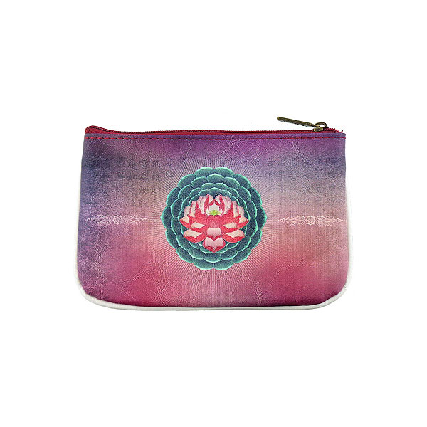 Mlavi Asia collection unique and beautiful vegan small pouche/coin purse with Asian art and craft inspired prints for wholesale and online shopping