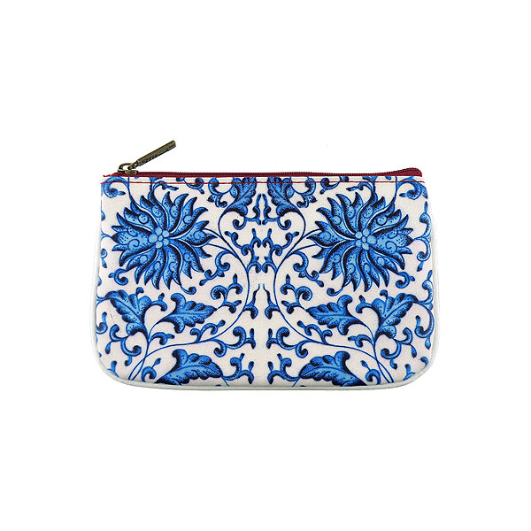 Mlavi Asia collection unique and beautiful vegan small pouche/coin purse with Asian art and craft inspired prints for wholesale and online shopping