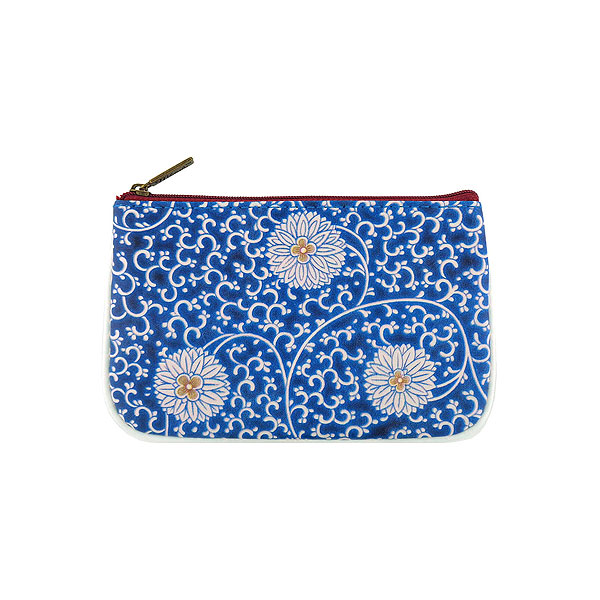 Mlavi Asia collection unique and beautiful vegan small pouche/coin purse with Asian art and craft inspired prints for wholesale and online shopping