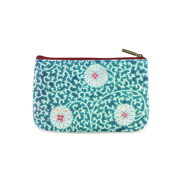Mlavi Asia collection unique and beautiful vegan small pouche/coin purse with Asian art and craft inspired prints for wholesale and online shopping