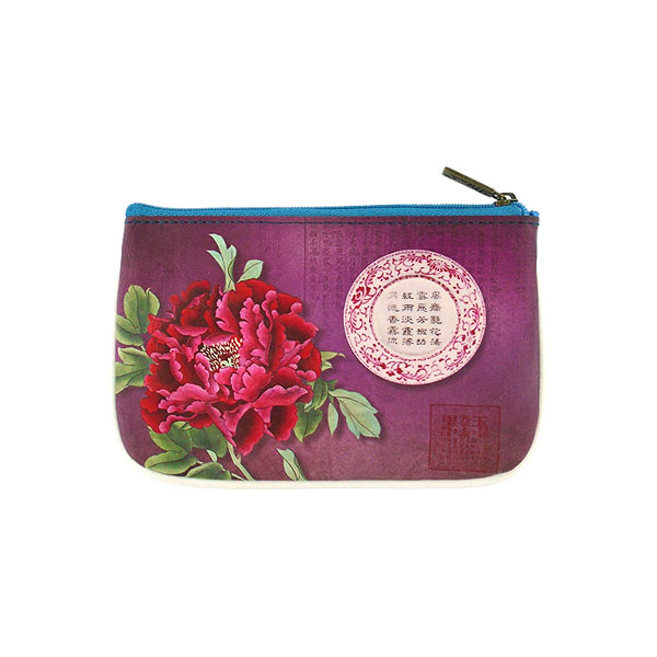 Mlavi Asia collection unique and beautiful vegan small pouche/coin purse with Asian art and craft inspired prints for wholesale and online shopping
