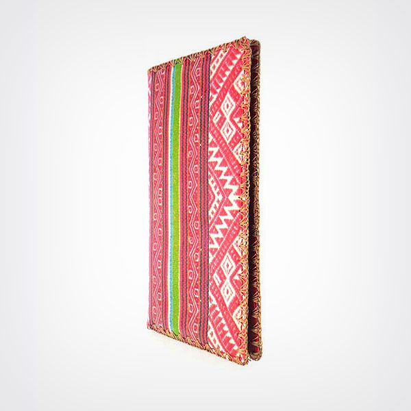 Mlavi Balkan collection unique and beautiful vegan large flat wallet with Balkan art and craft inspired prints for wholesale and online shopping