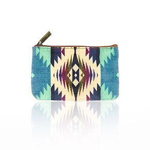 Mlavi Balkan collection unique and beautiful vegan small pouche/coin purse with Balkan art and craft inspired prints for wholesale and online shopping