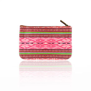 Mlavi Balkan collection unique and beautiful vegan small pouche/coin purse with Balkan art and craft inspired prints for wholesale and online shopping