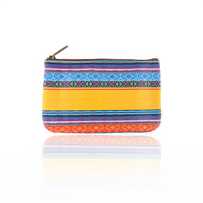 Mlavi Balkan collection unique and beautiful vegan small pouche/coin purse with Balkan art and craft inspired prints for wholesale and online shopping