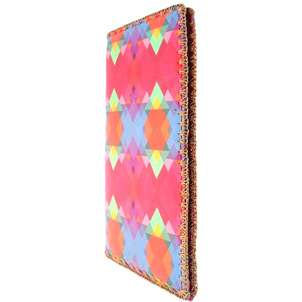 Mlavi Mexico collection unique and beautiful vegan large flat wallet with Mexican Aztec pattern inspired prints for wholesale and online shopping