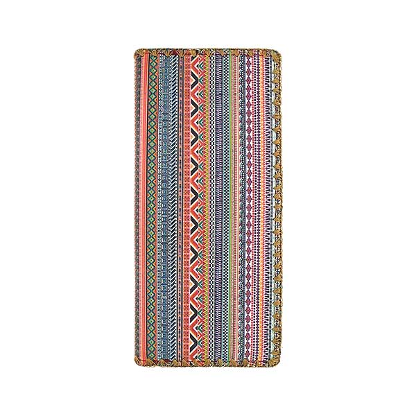 Mlavi Mexico collection unique and beautiful vegan large flat wallet with Mexican Aztec pattern inspired prints for wholesale and online shopping