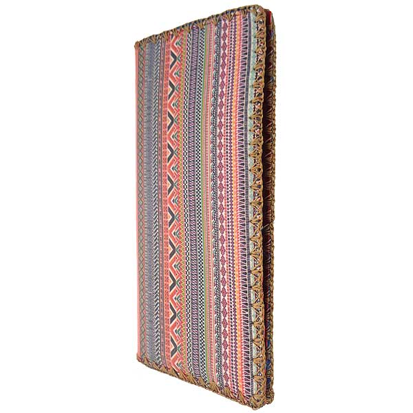 Mlavi Mexico collection unique and beautiful vegan large flat wallet with Mexican Aztec pattern inspired prints for wholesale and online shopping