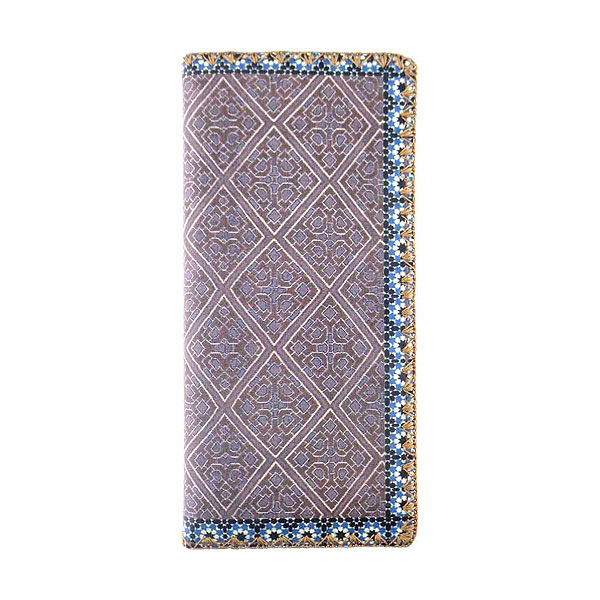 Mlavi Morocco collection unique and beautiful vegan large flat wallet with Moroccan pattern inspired prints for wholesale and online shopping