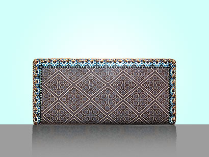 Mlavi Morocco collection flat-wallets with original, beautiful Moroccan-themed prints for wholesale and online shopping