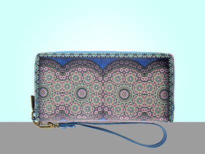 Mlavi Morocco collection wristlet-wallets with original, beautiful Moroccan-themed prints for wholesale and online shopping