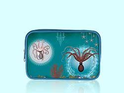 Mlavi Ocean Dream collection e-reader sleeves with whimsical, beautiful ocean/sea/nautical themed illustration prints for wholesale and online shopping