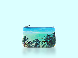 Mlavi Ocean Dream collection small pouches with whimsical, beautiful ocean/sea/nautical themed illustration prints for wholesale and online shopping
