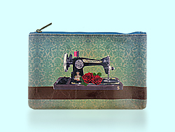 Mlavi Retro collection medium pouches with original, beautiful retro themed illustration prints for wholesale and online shopping