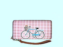 Mlavi Retro collection wristlet wallets with original, beautiful retro themed illustration prints for wholesale and online shopping