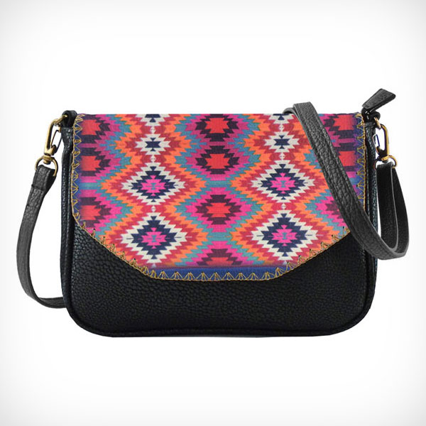 Mlavi Turkey collection unique and beautiful vegan crossbody bag with Turkish art and craft inspired prints for wholesale and online shopping