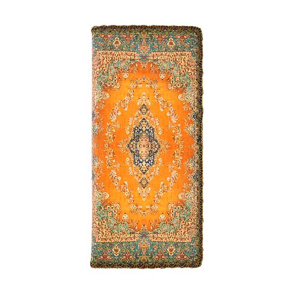 Mlavi Turkey collection unique and beautiful vegan large flat wallet with Turkish art and craft inspired prints for wholesale and online shopping