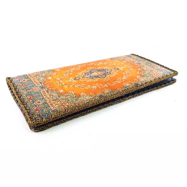 Mlavi Turkey collection unique and beautiful vegan large flat wallet with Turkish art and craft inspired prints for wholesale and online shopping