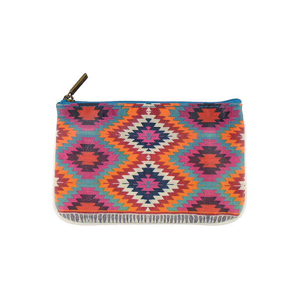 Mlavi Turkey collection unique and beautiful vegan small pouche/coin purse with Turkish art and craft inspired prints for wholesale and online shopping