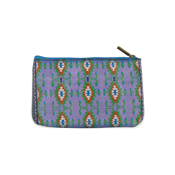 Mlavi Turkey collection unique and beautiful vegan small pouche/coin purse with Turkish art and craft inspired prints for wholesale and online shopping