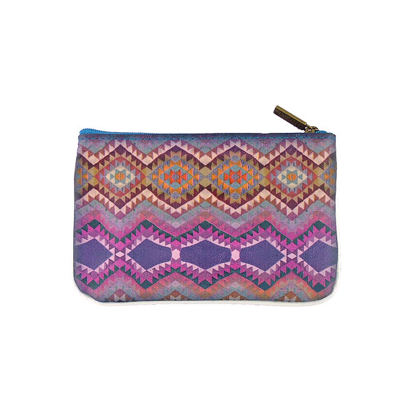 Mlavi Turkey collection unique and beautiful vegan small pouche/coin purse with Turkish art and craft inspired prints for wholesale and online shopping