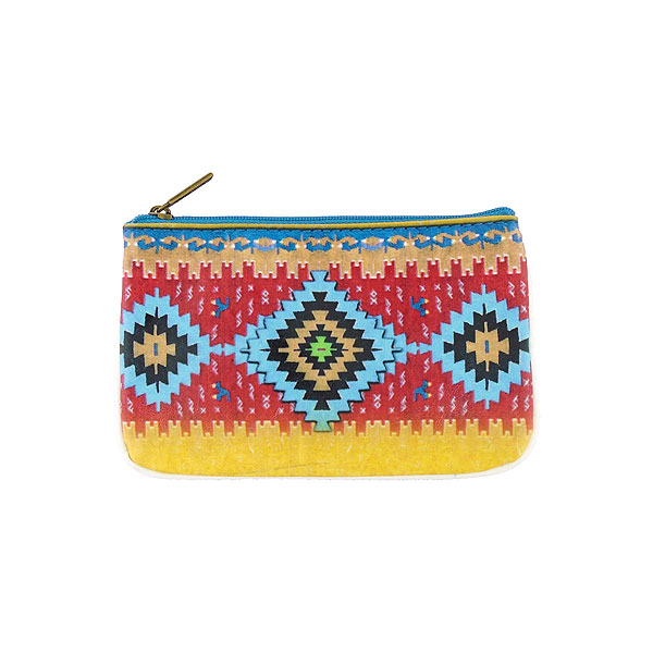 Mlavi Turkey collection unique and beautiful vegan small pouche/coin purse with Turkish art and craft inspired prints for wholesale and online shopping