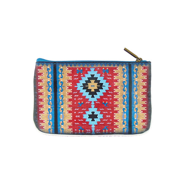Mlavi Turkey collection unique and beautiful vegan small pouche/coin purse with Turkish art and craft inspired prints for wholesale and online shopping