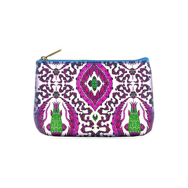 Mlavi Turkey collection unique and beautiful vegan small pouche/coin purse with Turkish art and craft inspired prints for wholesale and online shopping