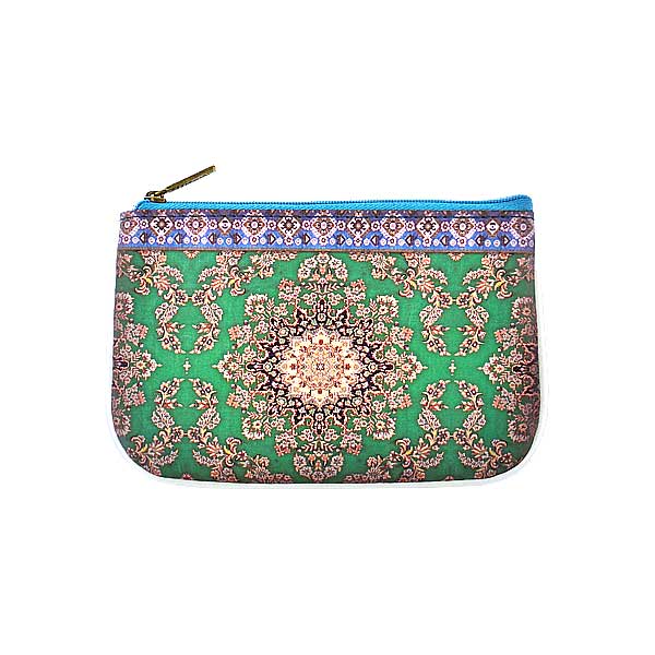 Mlavi Turkey collection unique and beautiful vegan small pouche/coin purse with Turkish art and craft inspired prints for wholesale and online shopping