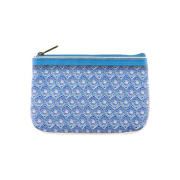 Mlavi Turkey collection unique and beautiful vegan small pouche/coin purse with Turkish art and craft inspired prints for wholesale and online shopping