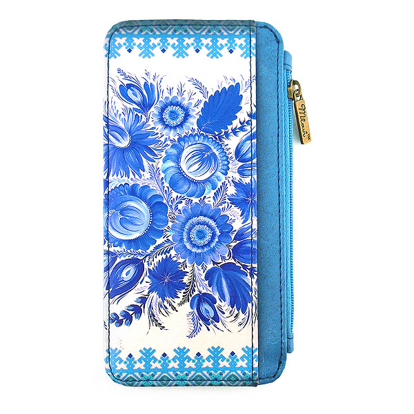 Mlavi Ukraine collection unique and beautiful vegan cardholder with Ukrainian art and craft inspired prints for wholesale and online shopping