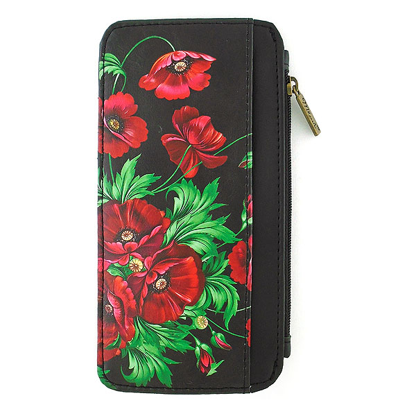 Mlavi Ukraine collection unique and beautiful vegan cardholder with Ukrainian art and craft inspired prints for wholesale and online shopping