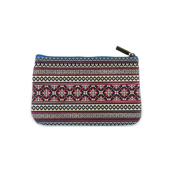 Mlavi Ukraine collection unique and beautiful vegan small pouche/coin purse with Ukrainian art and craft inspired prints for wholesale and online shopping